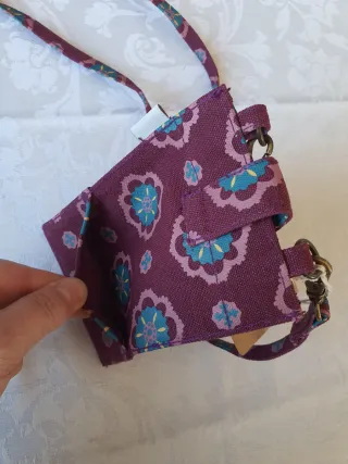 Bolso para móvil algodón orgánico.