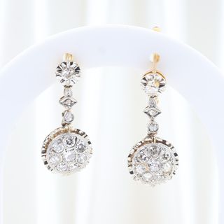 Pendientes Vintage Oro y Diamantes