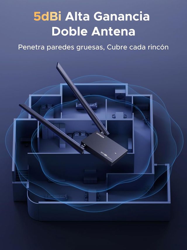 Adaptador WiFi 6E UGREEN AX5400