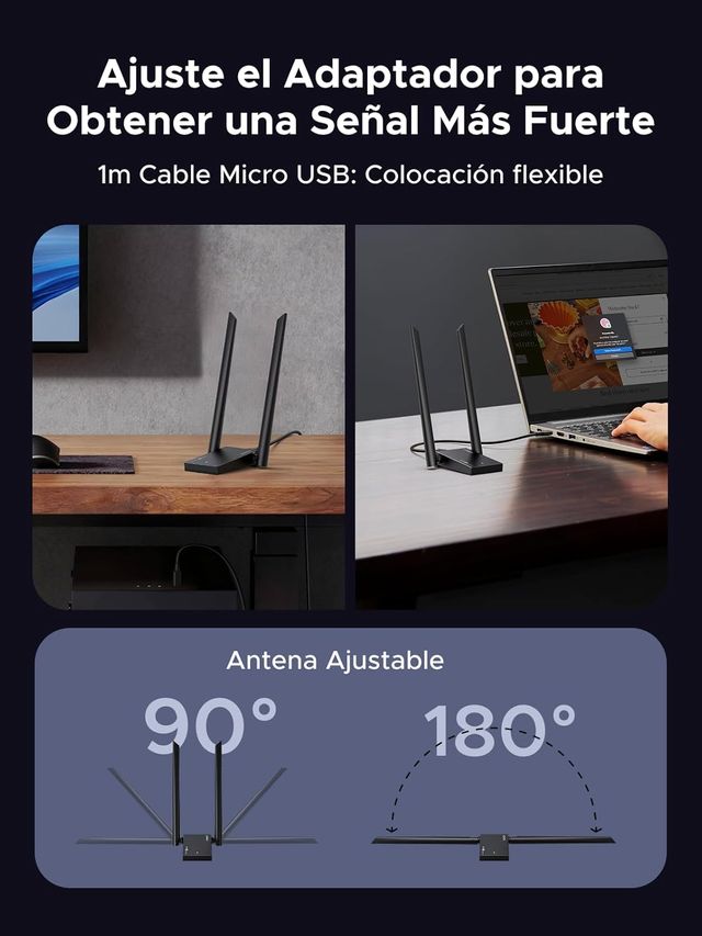 Adaptador WiFi 6E UGREEN AX5400