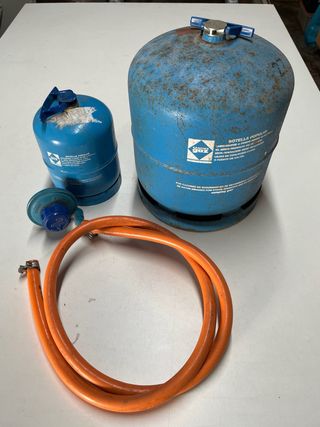 Bombonas Camping Gas con Manguera y Regulador