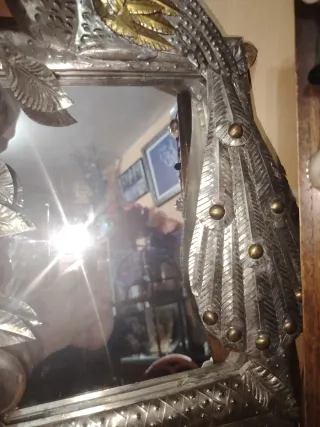 Espejo antiguo decorado años 20