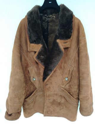 Montone Shearling color Cuoio Uomo, XL