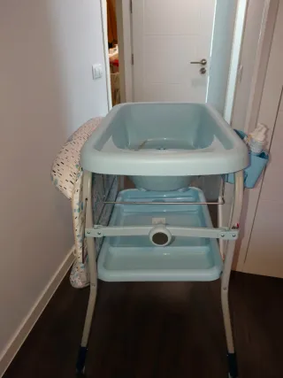 Bañera y cambiador Chicco Cuddle & Bubble