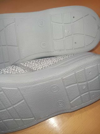 Zapatillas lona grises Talla 42