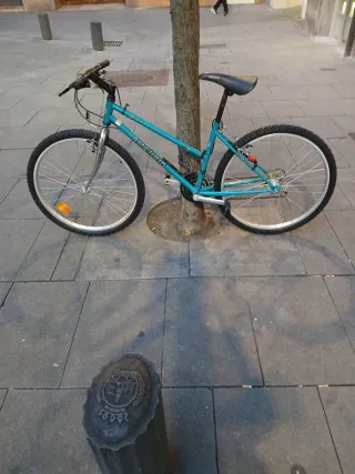 Bicicleta MTB color azul