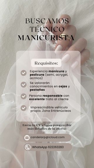 Tecnico manicurista