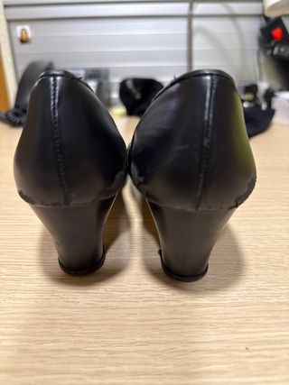 Zapatos de baile flamenco piel negra