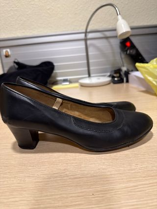 Zapatos de baile flamenco piel negra