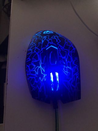 Ratón Gaming Negro y Verde