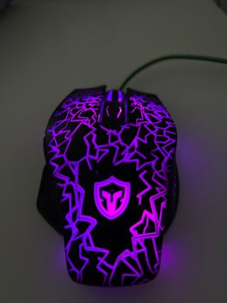 Ratón Gaming Negro y Verde