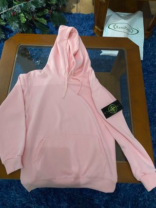 Sudadera Stone Island Rosa Talla XS