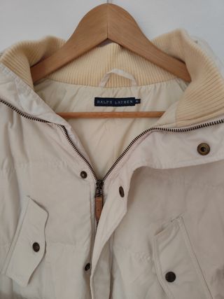 Plumón Ralph Lauren Blanco/crema