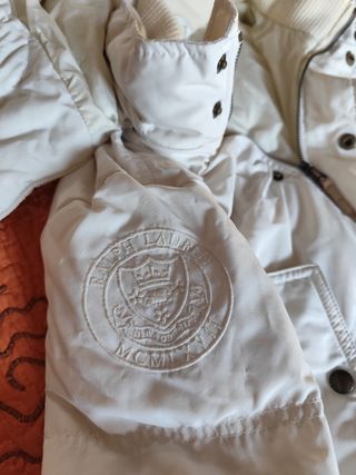 Plumón Ralph Lauren Blanco/crema