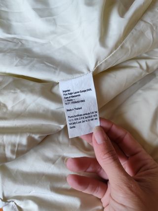 Plumón Ralph Lauren Blanco/crema