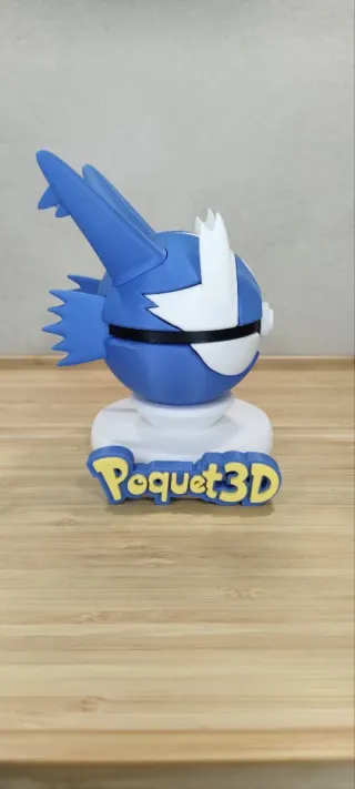Figura Latios Pokeball 3D Coleccionismo
