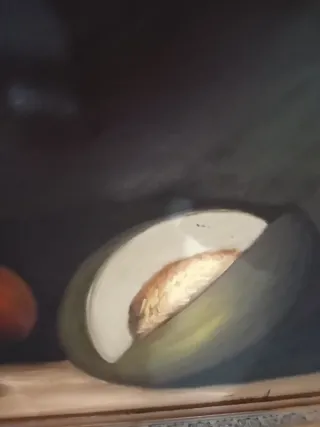 Antico dipinto di natura morta