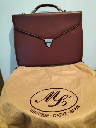 Maletín Vintage, Piel de Ubrique, Moreno L'Attache