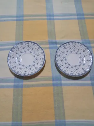 2Platos Café La Cartuja Flor de Lis