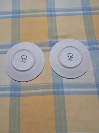 2Platos Café La Cartuja Flor de Lis