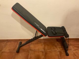 Banco de Abdominales Plegable con Bandas Elásticas