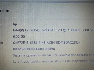 Portátil HP 15-AC134ns Blanco
