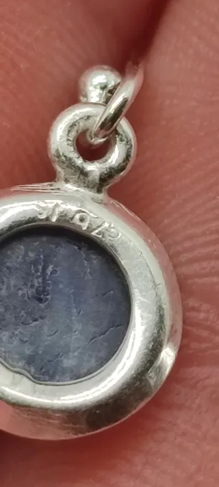 Pendientes de Plata y Cianita Azul