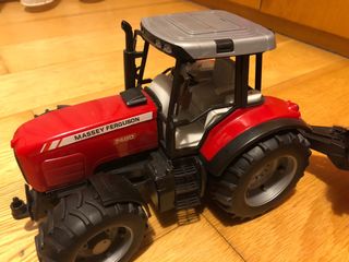 Tractor Massey Ferguson 7480 con remolque
