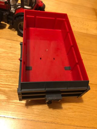 Tractor Massey Ferguson 7480 con remolque