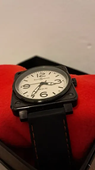 Bell & Ross BR01-92 Reloj Negro Blanco Negociable