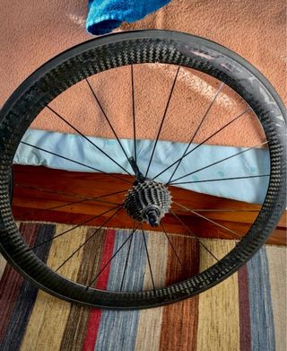 Ruedas Mavic Cosmic Carbono + Zapatas Exalith