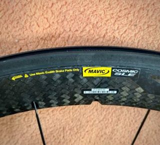 Ruedas Mavic Cosmic Carbono + Zapatas Exalith