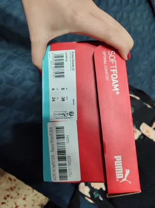 Zapatillas Puma Mujer Azul y Blanco