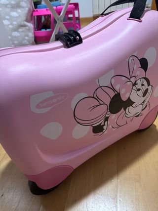 Valigia per bambini Samsonite Minnie Mouse rosa
