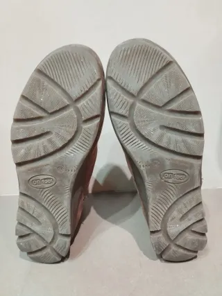 Botines de piel marrones talla 36