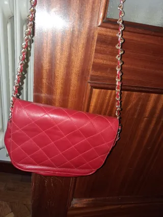 Bolso Chanel Piel Rojo Mujer