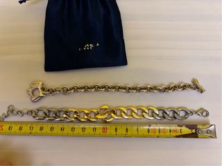 Pulseras Agatha Doradas y Plateadas