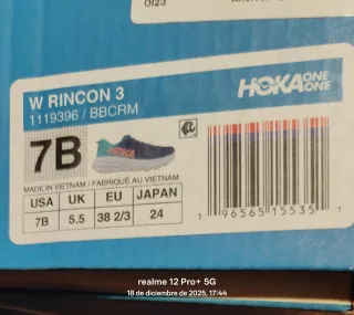 Hoka Rincon 3 Mujer Azul/Verde Talla [Talla]