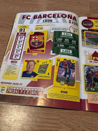 Álbum Panini 50 Temporadas LaLiga 2021-22