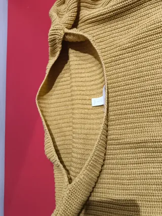 Jersey punto H&M amarillo talla M