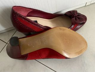 Décolleté Zara rosse n 36