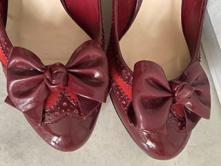 Décolleté Zara rosse n 36