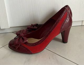 Décolleté Zara rosse n 36