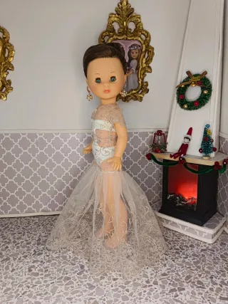 Vestido Nancy encaje y tul