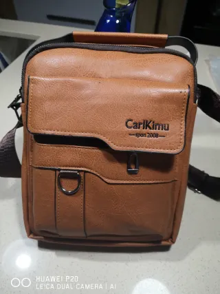 Bolso bandolera de piel sintética