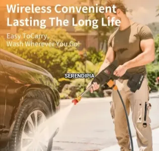 HIDROLIMPIADORA INALÁMBRICA PORTÁTIL 2 BATERÍAS.