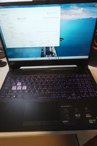 Ordenador Portátil ASUS TUF I5-10300H 1650 16Gb