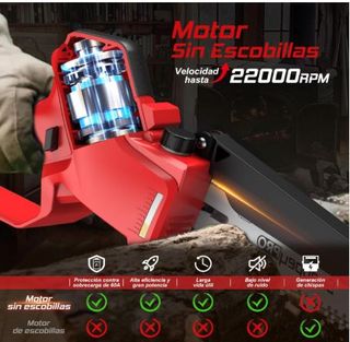 Mini Sierra Eléctrica Inalámbrica 6 y 8