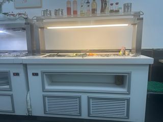 Mesa Fría Buffet 150x75x140cm 4GN 1/1