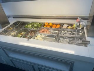 Mesa Fría Buffet 150x75x140cm 4GN 1/1